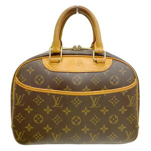 Louis Vuitton Natural Handbag Leather Monogram Trouville